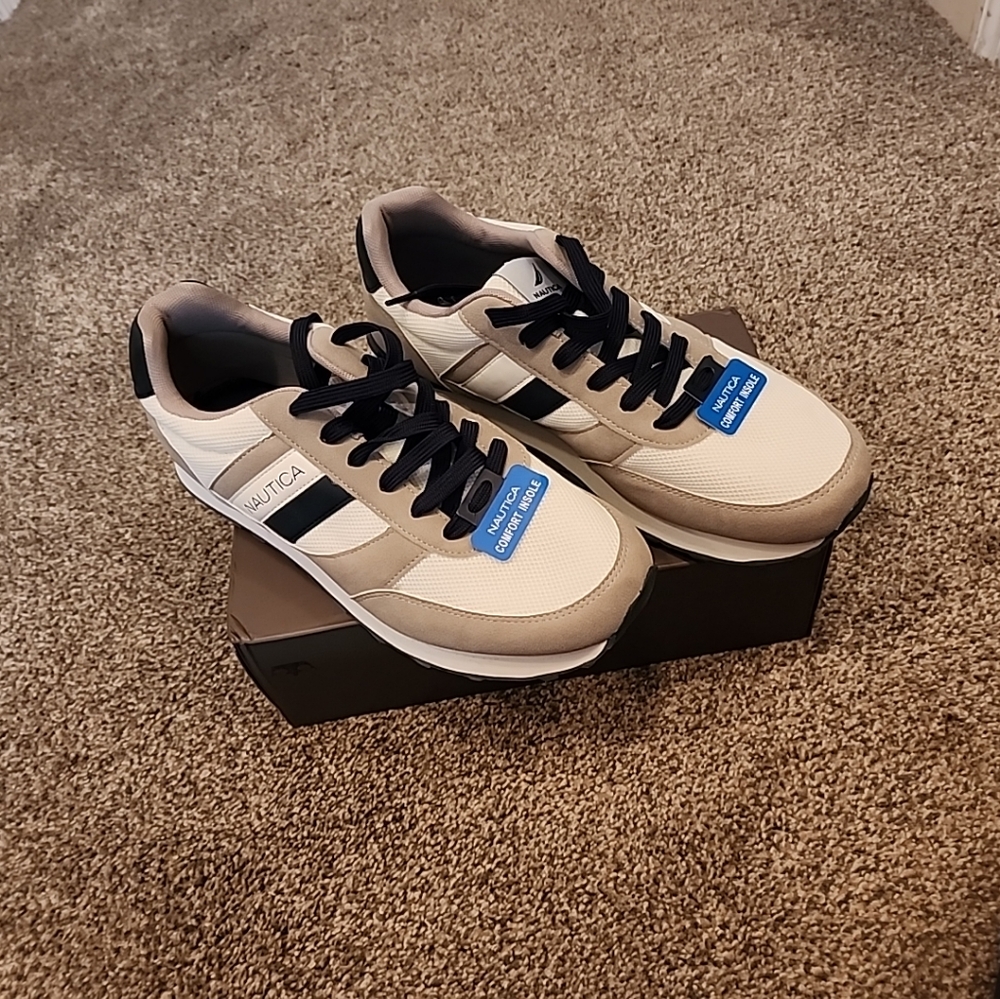 Nautica Men Casual Lace-Up Fashion Sneakers Comfortable Walking Shoe NWOT